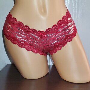 Victoria's Secret Sexy Little Things Cheeky Panties. New with Tags Size Large.